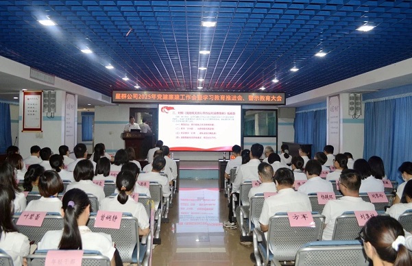 星群公司召開2025年黨建廉建工作會暨學(xué)習(xí)教育推進會、警示教育大會